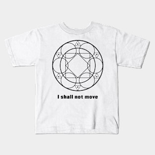 BLM Not Moving V2 Kids T-Shirt